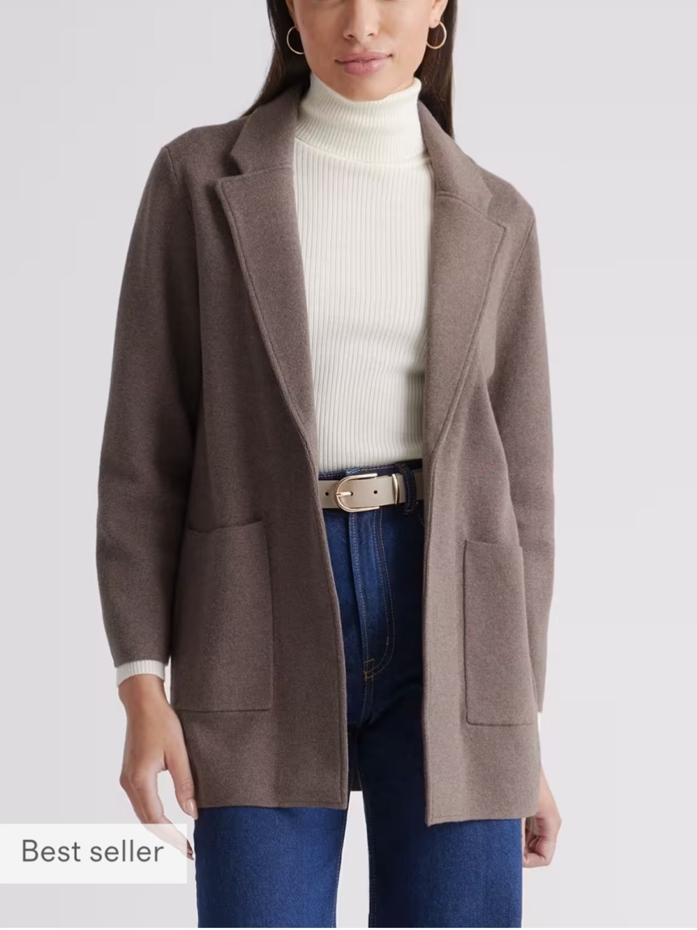Quince Knit Blazer M